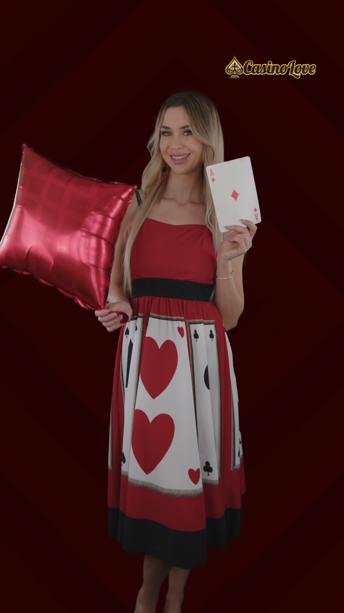 Black and red wonderland dress